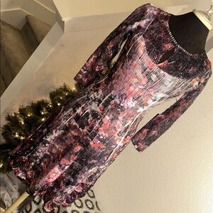 Komarov Multicolor 3/4 Sleeve Dress